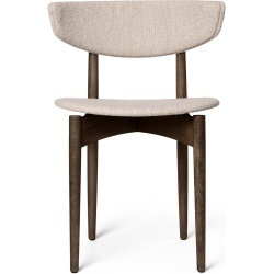 Herman Chair – Upholstered Seat and Backrest – Dark Stained Beech + Soft Bouclé Natural - Ferm Living