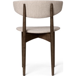 Herman Chair – Upholstered Seat and Backrest – Dark Stained Beech + Soft Bouclé Natural - Ferm Living