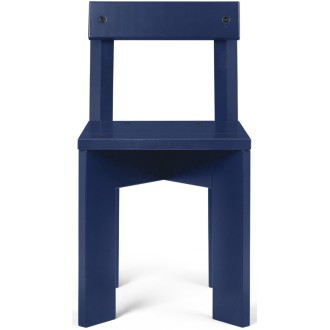 Chaise enfant Ark – Hêtre peint en bleu - Ferm Living