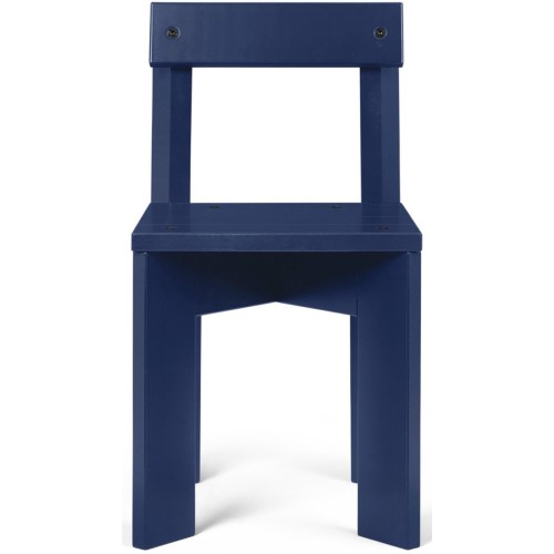 Ark Kids Chair – Blue lacquered beech - Ferm Living