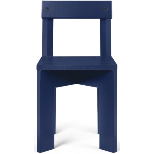 Chaise enfant Ark – Hêtre peint en bleu - Ferm Living