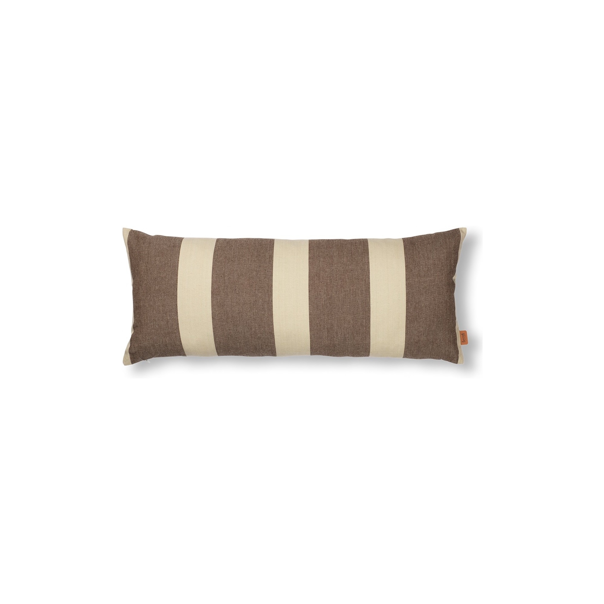 Strand Cushion cover – 72 x 30 cm – Carob/Parchment - Ferm Living