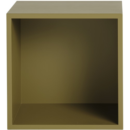 Medium Module Stacked – With back – Brown green - Muuto