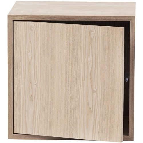 Medium Module Stacked – With door – Oak - Muuto