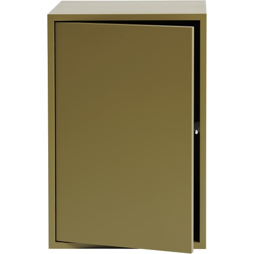 Large Module Stacked – With door – Brown green - Muuto