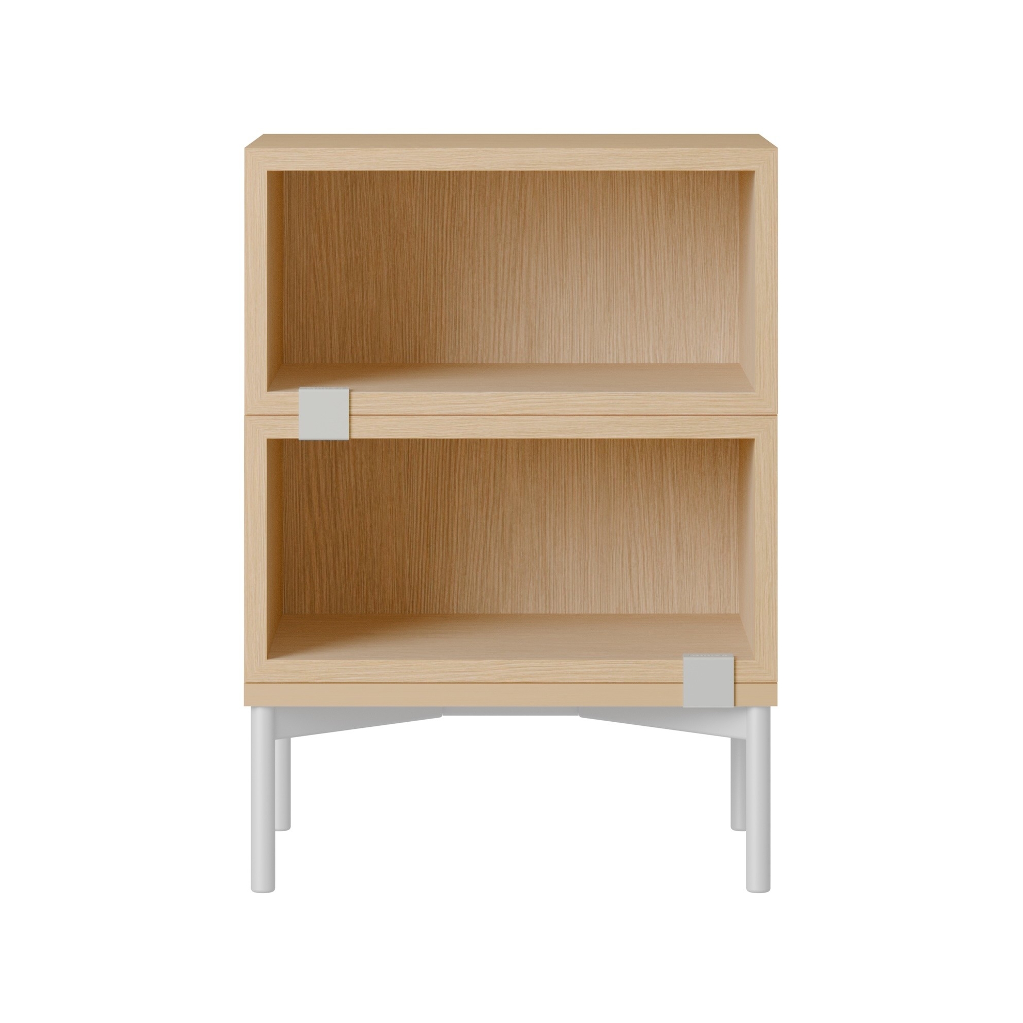 Stacked Bedside table – Configuration 1 – Oak - Muuto