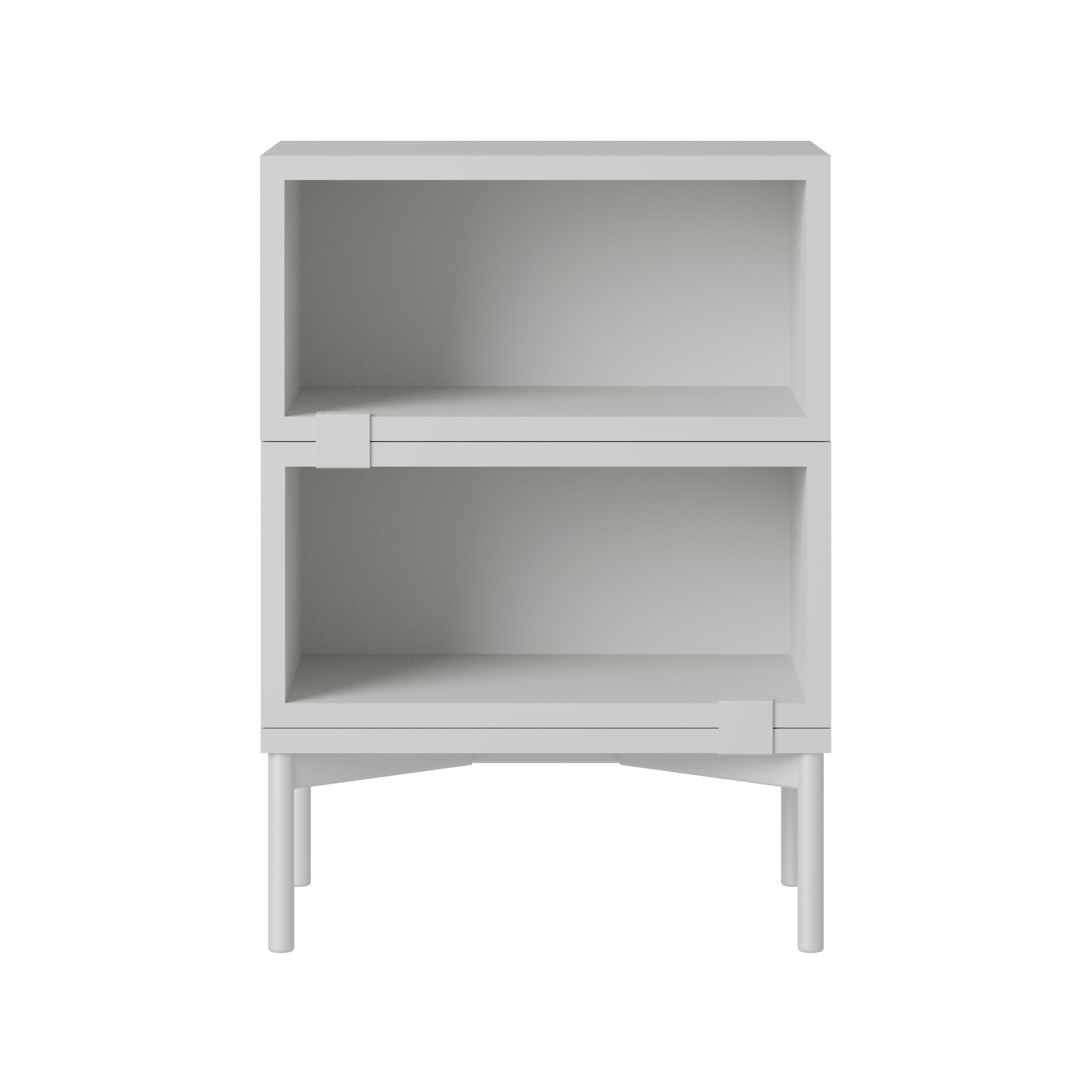 Stacked Bedside table – Configuration 1 – Grey - Muuto