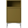 Stacked Bedside table – Configuration 2 – Brown Green - Muuto