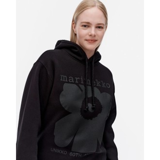 Kioski Luuppi Unikko Placement hoodie 999 - Marimekko