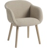 Fiber Soft Armchair – Wooden legs – Ecriture 240 / Oak - Muuto