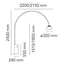 Lampadaire Arco - LED - OFFRES CLIENTS - Flos