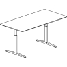 HiLow 3 Adjustable desk – 140 x 70 cm - Montana