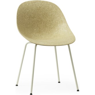 Mat Chair – Without armrest – Hemp + Cream base - Normann Copenhagen