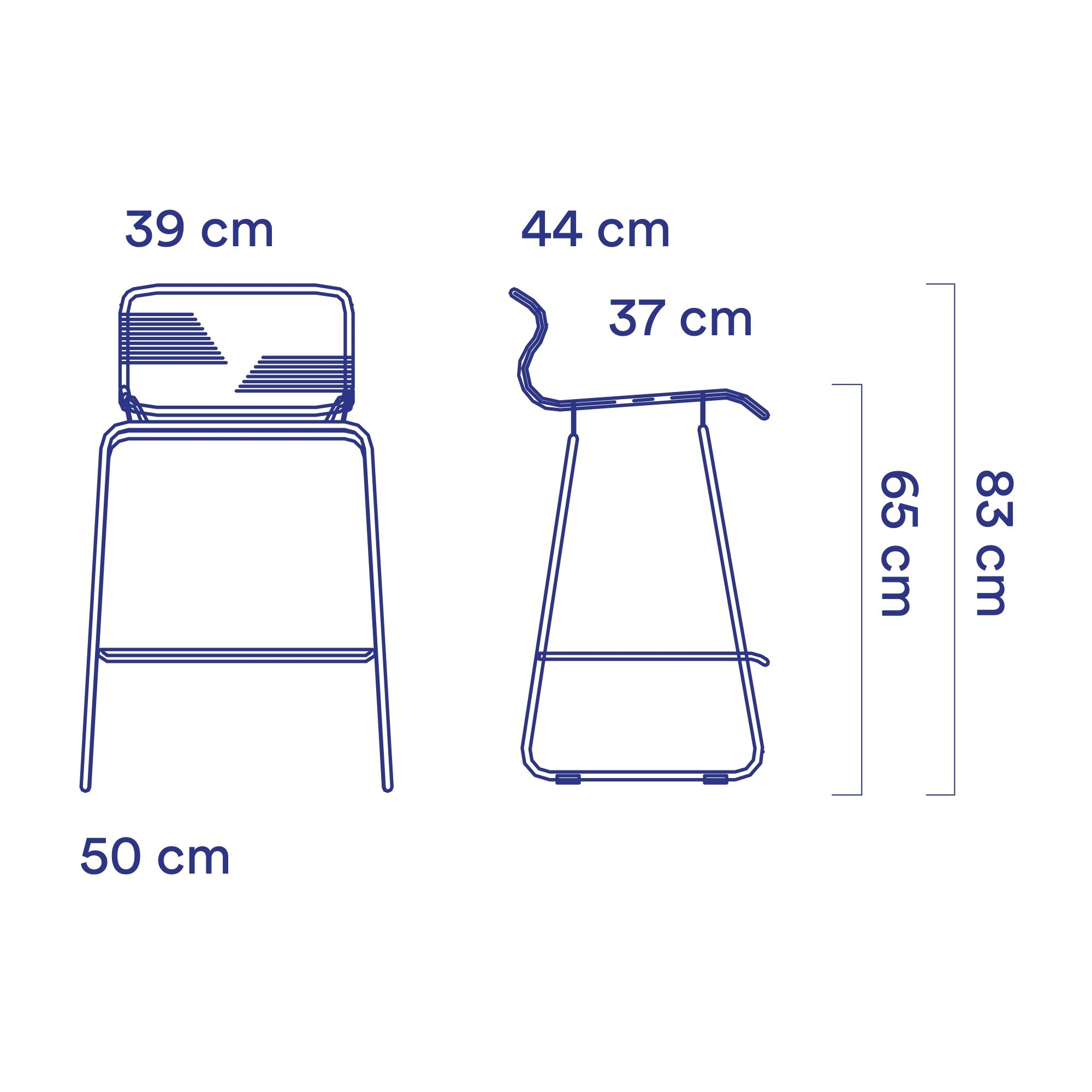 Tabouret Bas Panton One - Montana