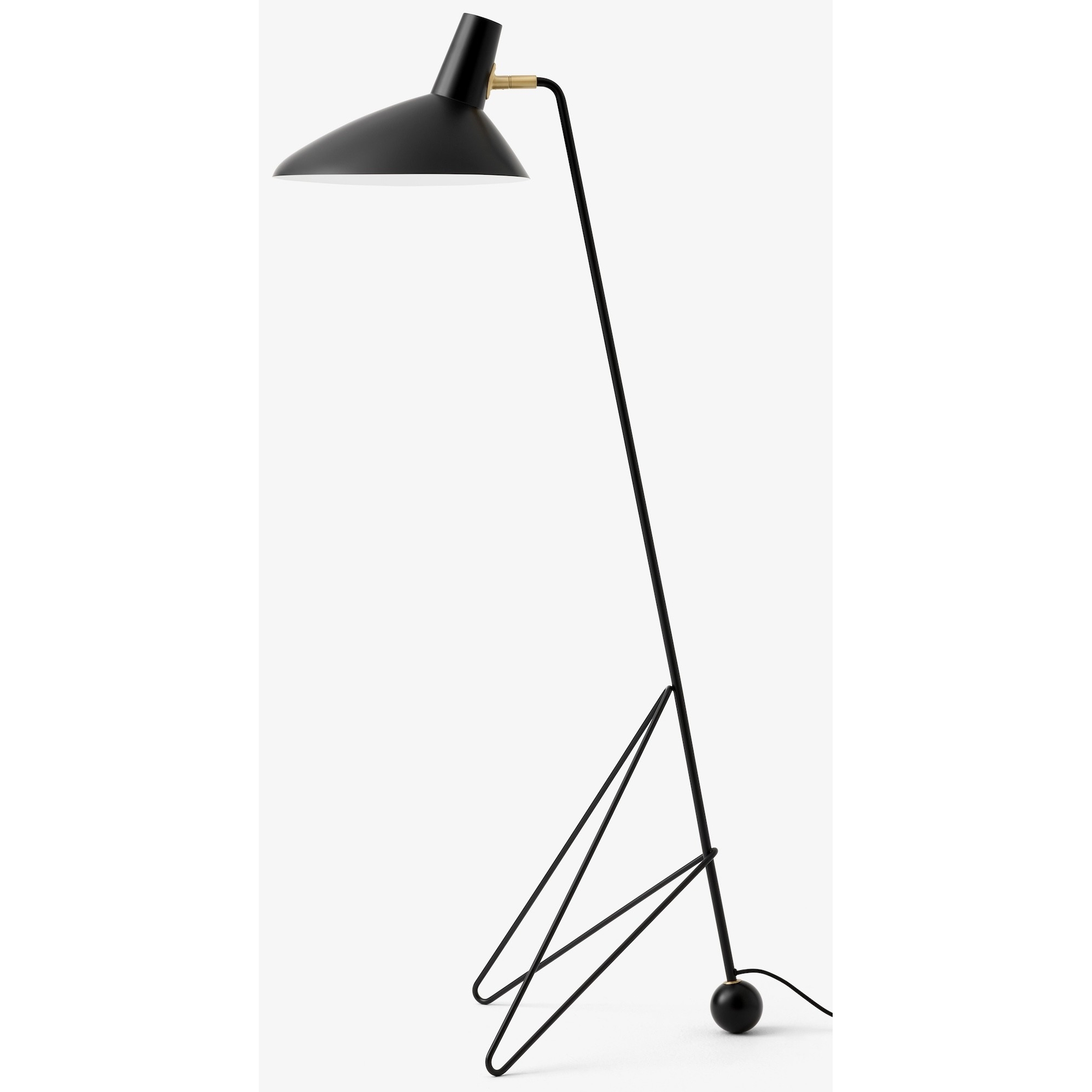 Tripod Floor lamp – Matt Black - &Tradition