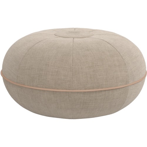 Pouf Fritz Hansen – Ø60 x H29 cm – Lin Naturel