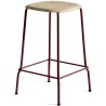 D.L - oak/fall red metal legs - Soft Edge 80 barstool - 65cm - 20%