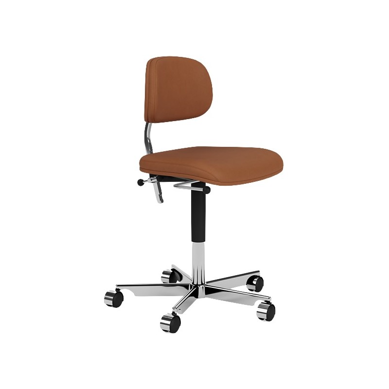 Kevi 2534u chair - Copenhagen Cognac leather – H50-63cm (B)