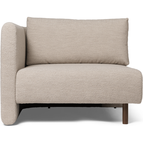 Dase sofa – Left armrest module – Soft Bouclé Natural - Ferm Living