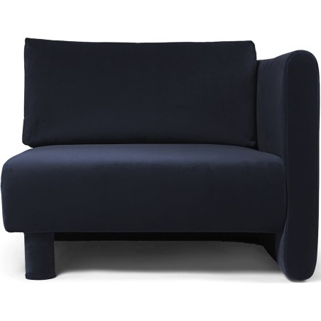 Canapé Dase – Module accoudoir droit – Rich Velvet Navy - Ferm Living