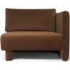 Dase sofa – Right armrest module – Rich Velvet Soft Brown - Ferm Living