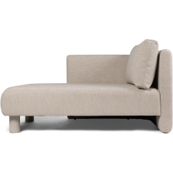 Dase sofa – Left chaise longue – Soft Bouclé Natural - Ferm Living