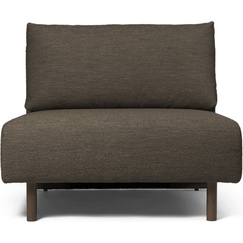 Dase sofa – Center module – Soft Bouclé Dark Brown - Ferm Living