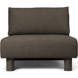 Dase sofa – Center module – Soft Bouclé Dark Brown - Ferm Living