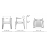 Chair Embrace E008 – Outdoor - OFFER - Carl Hansen & Søn