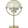 Gubi – Multi-lite portable lamp, pastel grey and brass