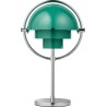 Gubi – Lampe portable Multi-lite, teal green et chrome