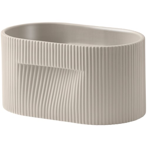 Pot Ridge – 22,5 x 15 x H13cm – Beige - Muuto