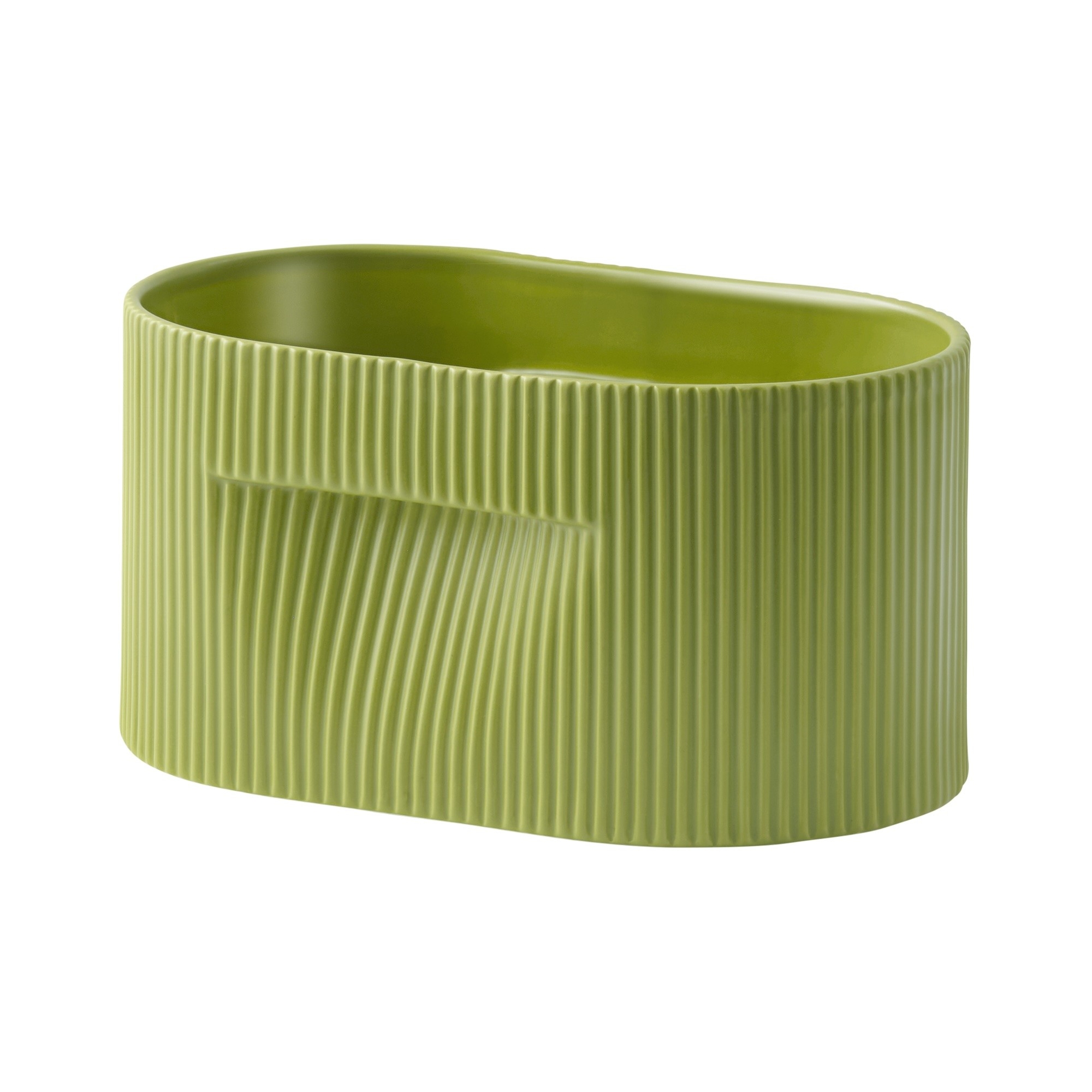 Pot Ridge – 22,5 x 15 x H13cm – Vert mousse - Muuto