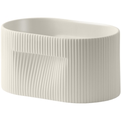 Pot Ridge – 22,5 x 15 x H13cm – Blanc cassé - Muuto