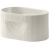 Ridge Planter – 22,5 x 15 x H13cm – Off-white - Muuto