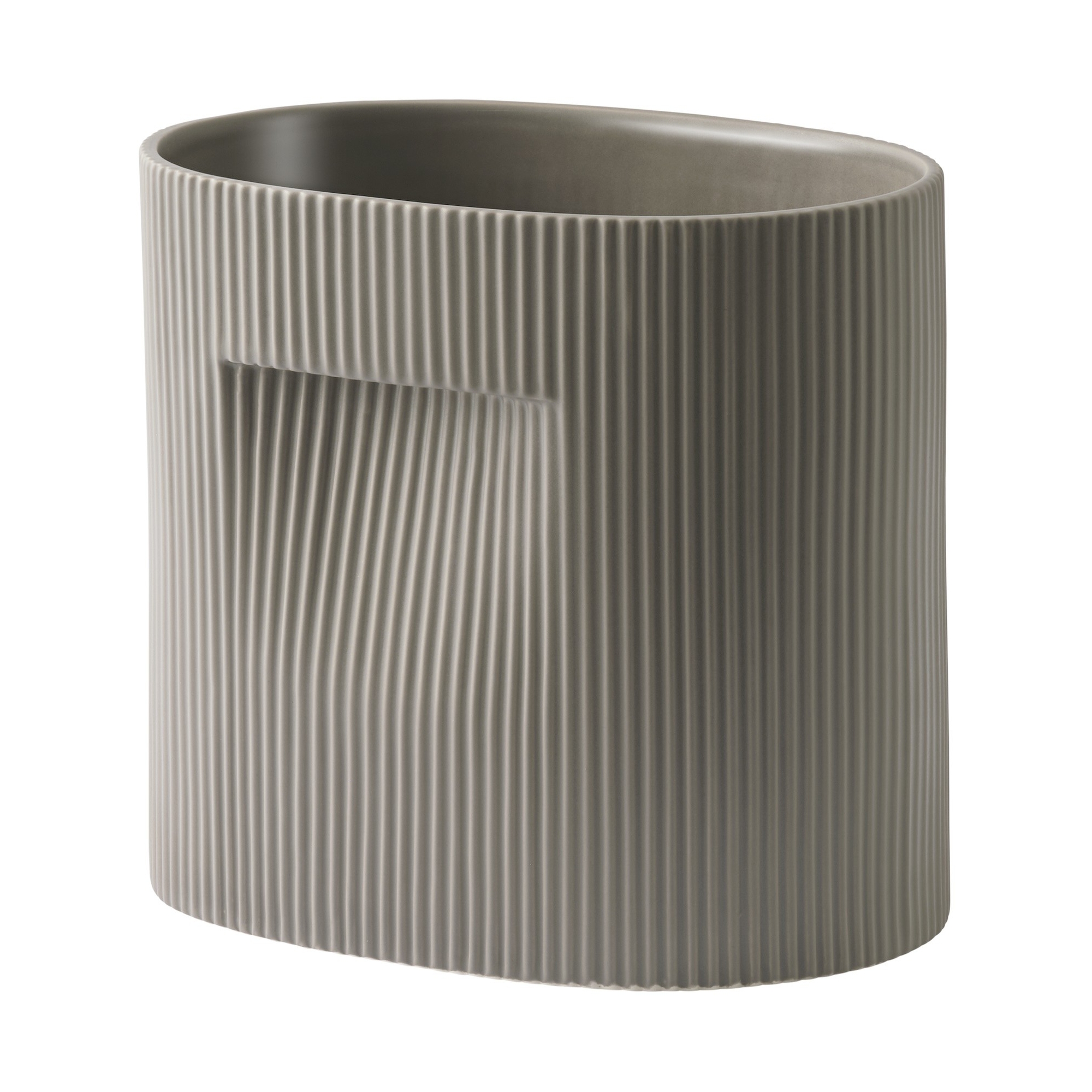 Ridge Planter – 26,5 x 19,2 x H24cm – Taupe - Muuto