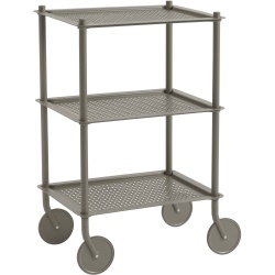 Flow Trolley – 3-Layer – Taupe - Muuto