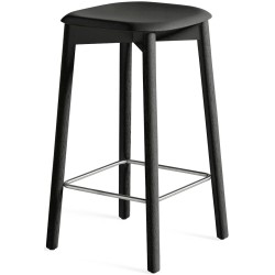 Soft Edge 82 stool oak soft black - H65 - OFFER