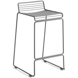 2 x Hee stools - asphalt grey - H65cm - OFFER