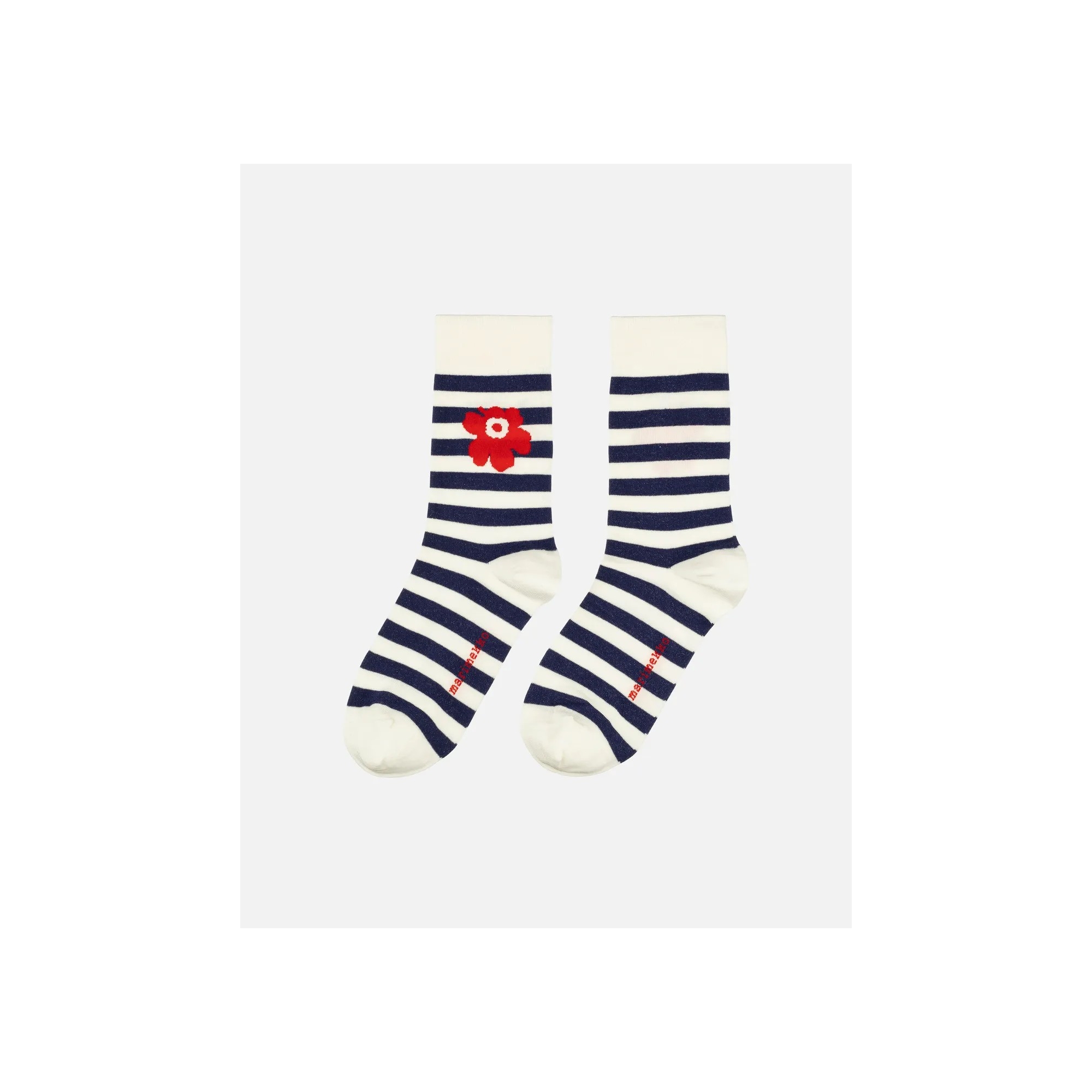 Chaussettes Kasvaa Tasaraita Unikko One 550 - Marimekko