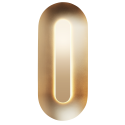 Nuura – Large brass Sasi wall lamp