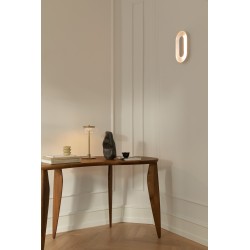 Nuura – Small silver Sasi wall lamp