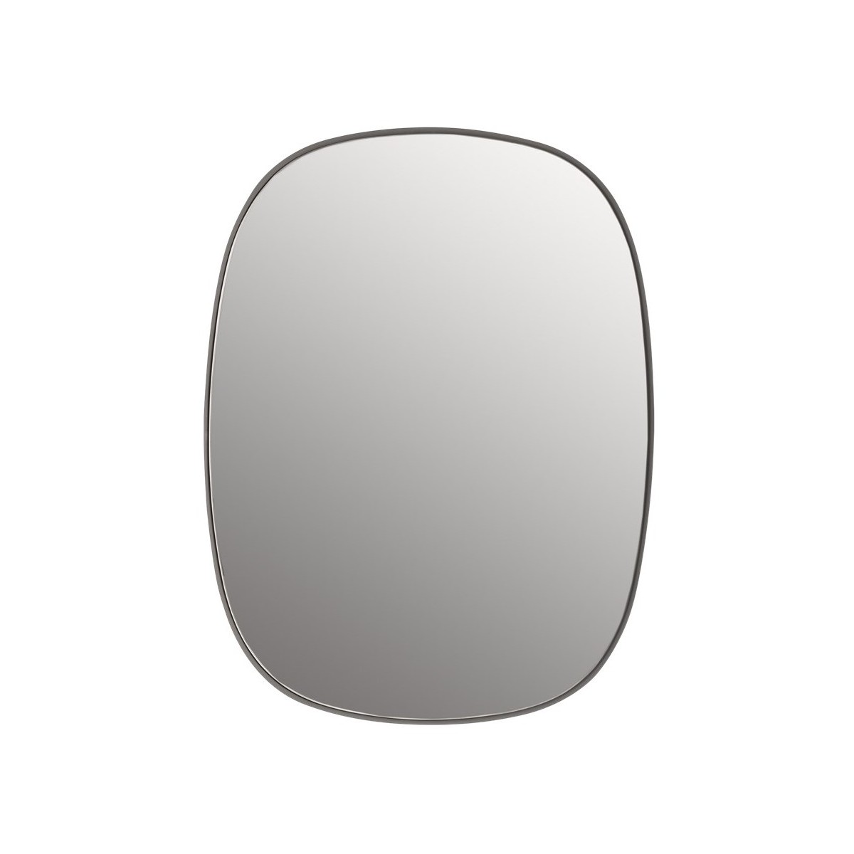 Gris / Neutre, petit - Miroir Framed - OFFER