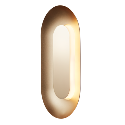 Nuura – Small brass Sasi wall lamp