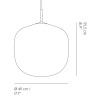 Rime pendant Ø45 cm - orange - OFFER - Muuto