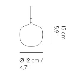 Rime pendant Ø12 cm - white - OFFER - Muuto