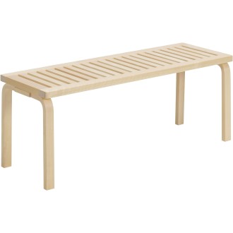 153A bench – Slatted seat – Natural lacquered birch - OFFER