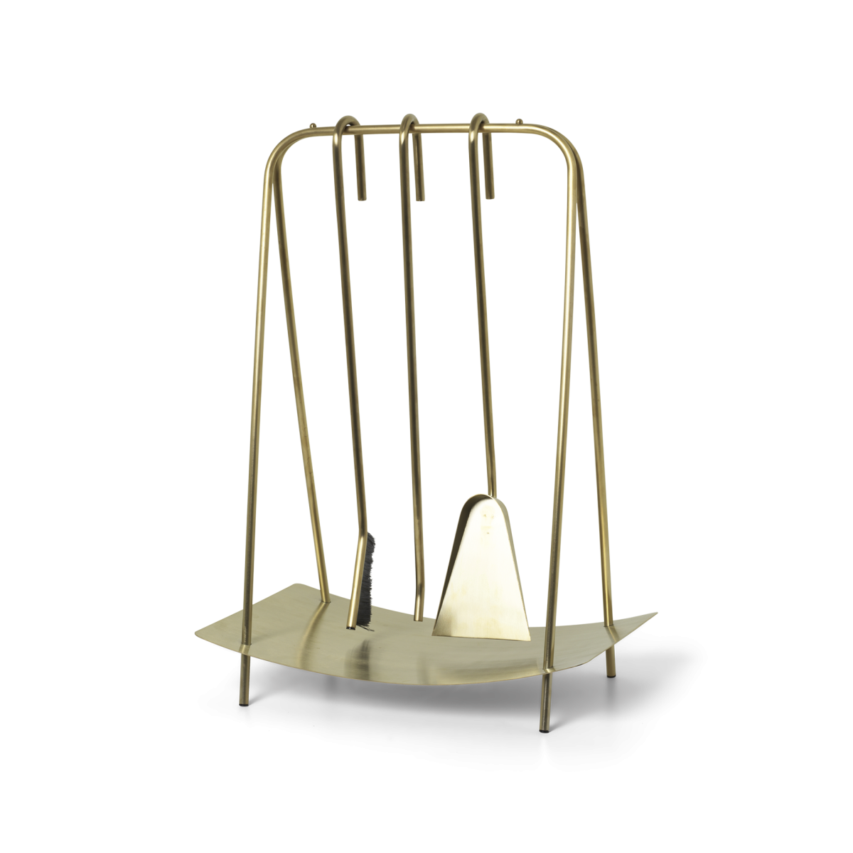 Port Fireplace tools - brass