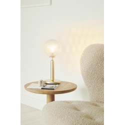 Nuura – Miira table lamp brass and clear glass