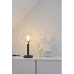 Nuura – Miira table lamp rock grey and clear glass